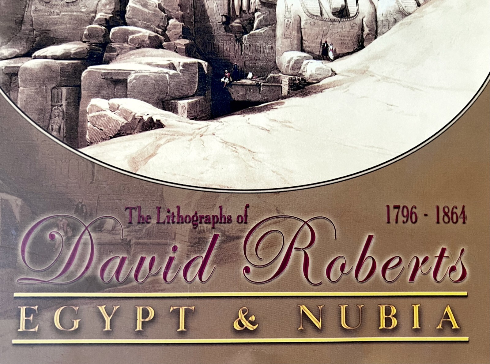 Book: Lithographs of David Roberts – Egypt & Nubia 1796-1864 / PB 2005