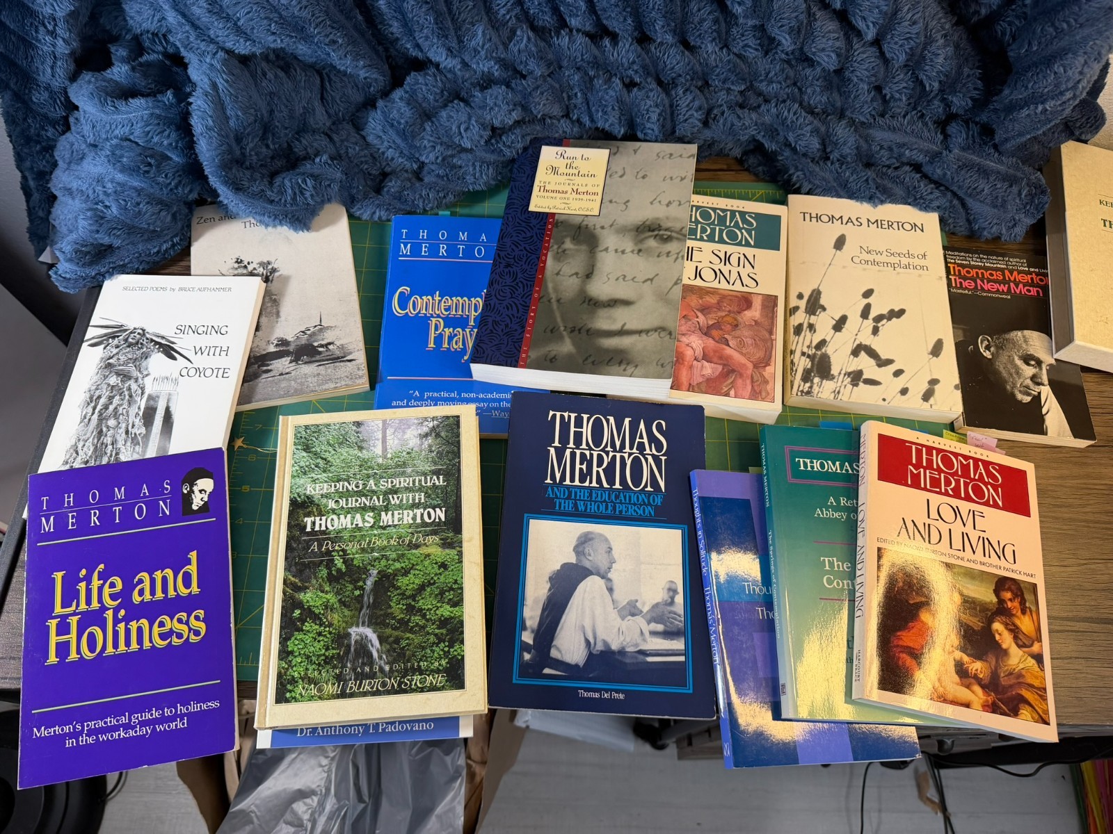 Books by and about Thomas Merton Lot of 16 Vintage Monk Monastic Zen Catholic