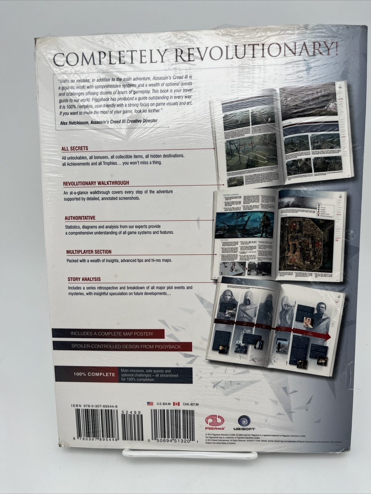 Assassin’s Creed III Official Strategy Guide BradyGames Sealed Game Guide