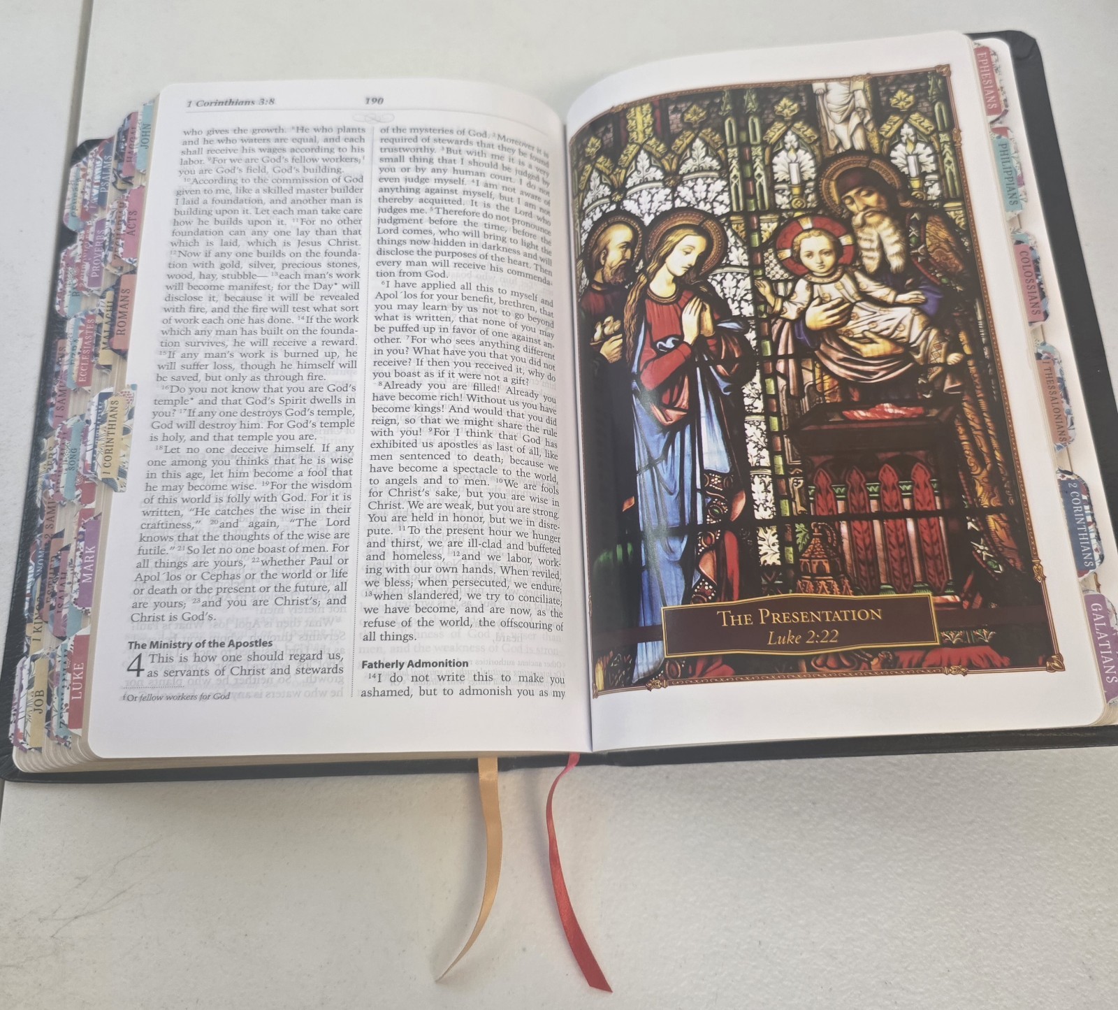RSV Catholic Scripture Study Holy Bible Saint Benedict Press Black Leather
