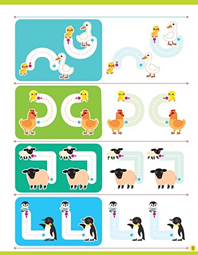 ABIS Wipe Clean Workbook for Kids 80 Pages Trace Letters Numbers Shapes Activ…