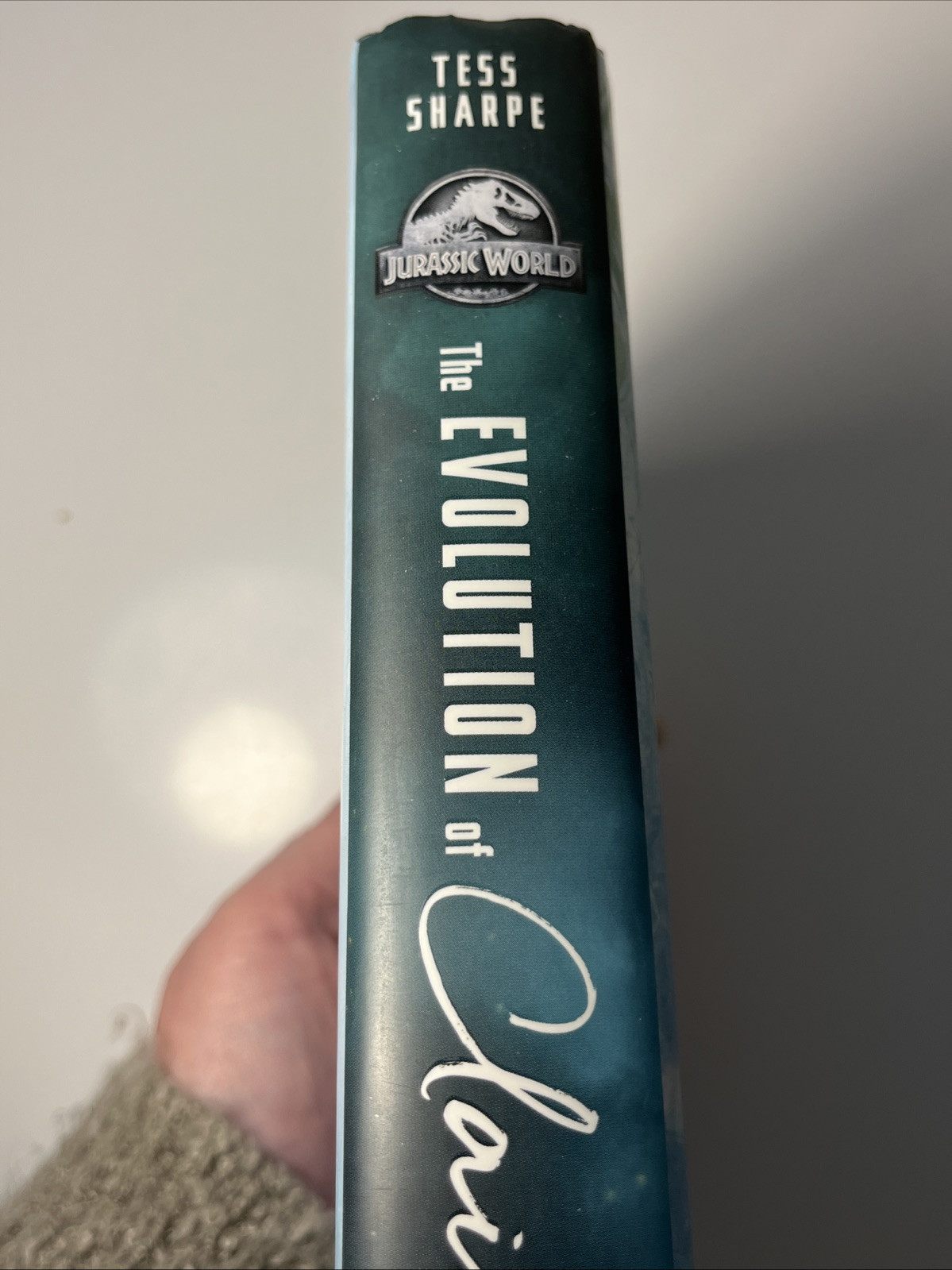 Jurassic World The Evolution of Claire Hardcover Sharpe Tess 1st Edition *RARE*
