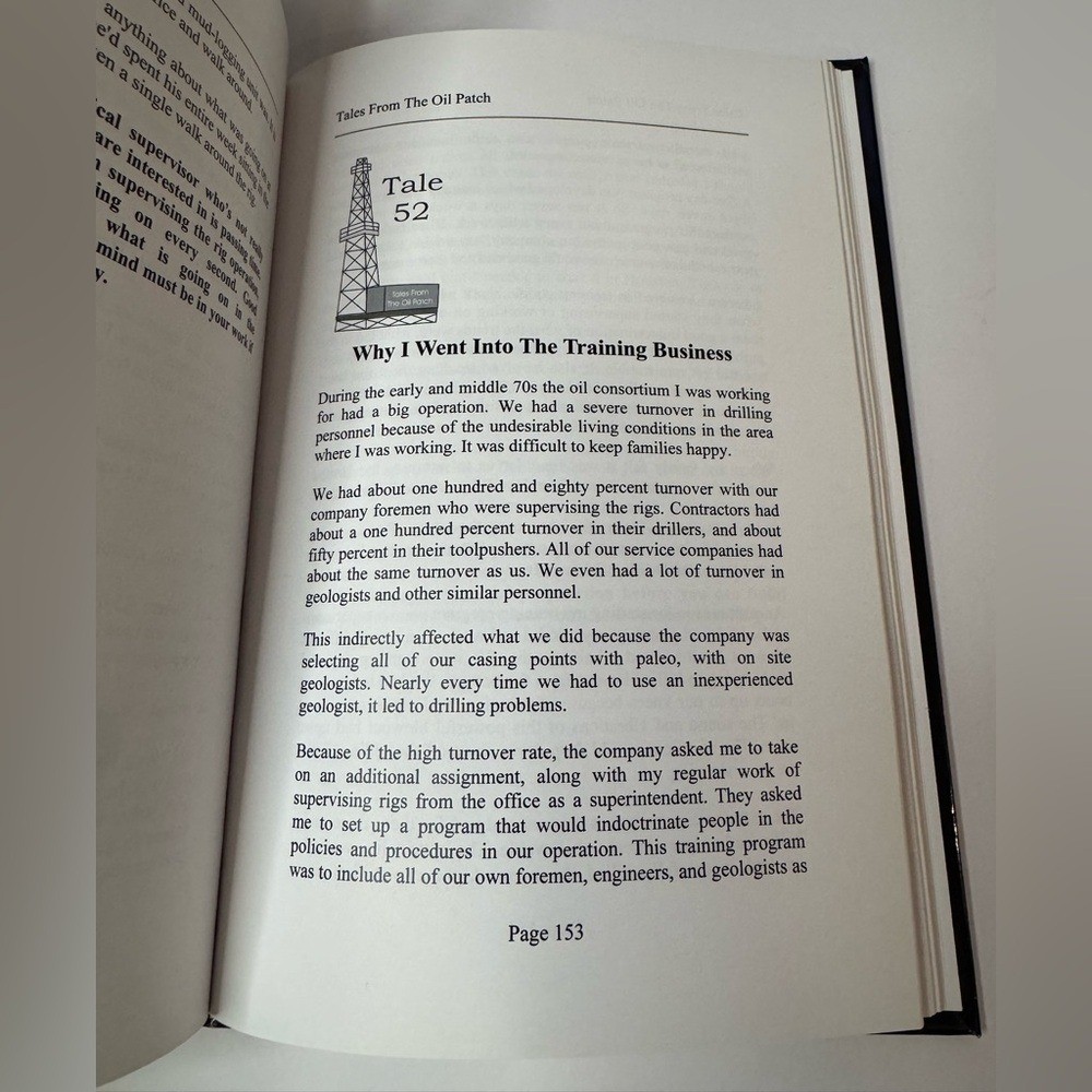 Tales from the Oil Patch by William J. Murchison, Drilling Schools, Inc. 2003