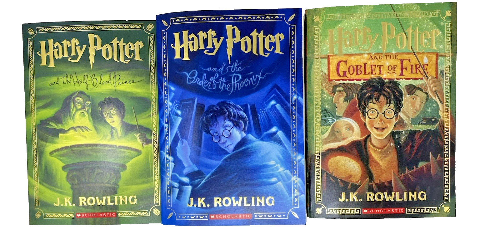 1-6 Harry Potter Series Books J.K. Rowling Paperback