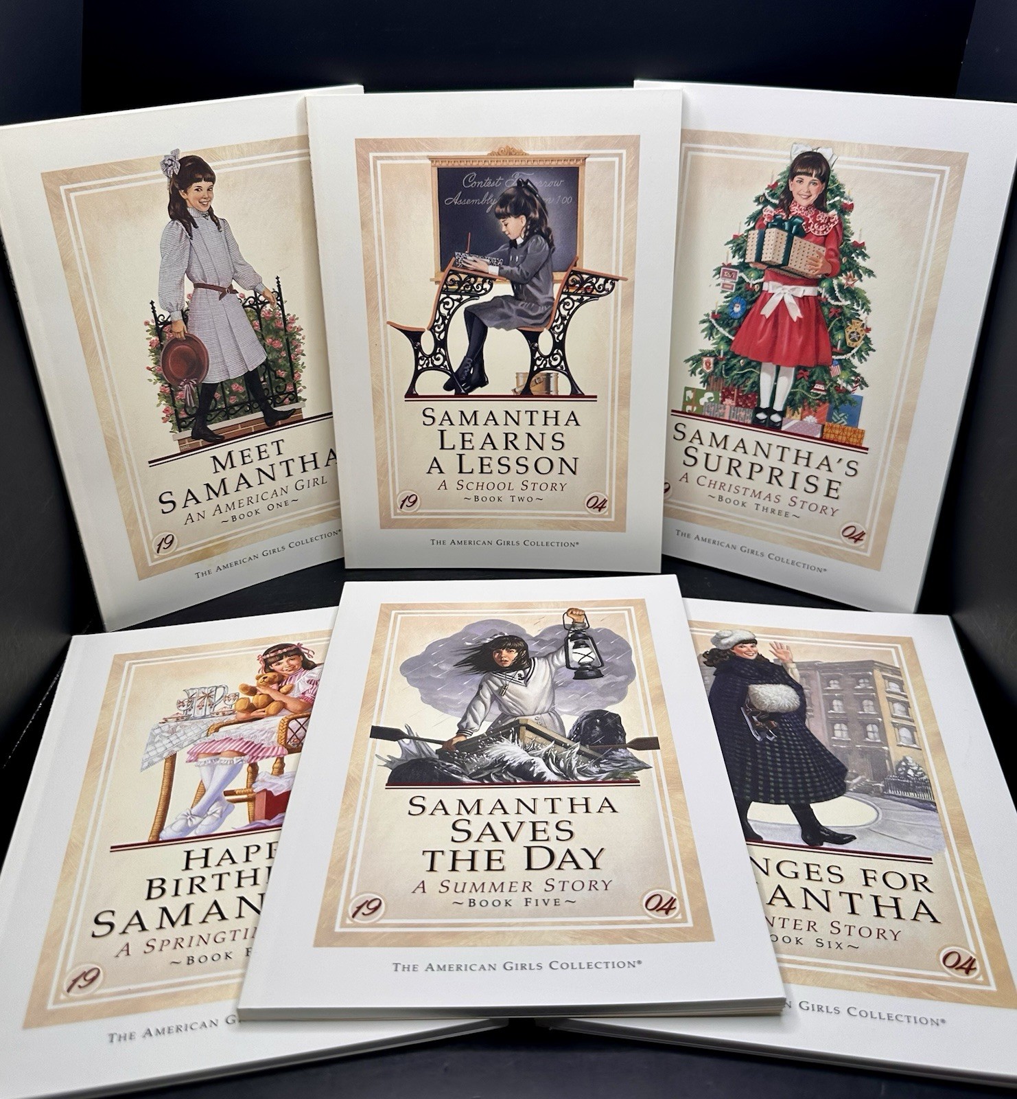 American Girl 1st Edition Samantha Box Set Pleasant Company Books 1-6 SOME MINT