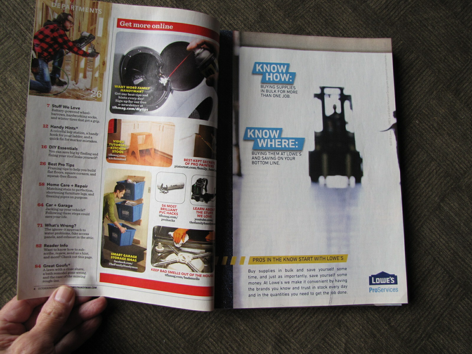 The FAMILY HANDYMAN Magazines – Lot of 5 – Various Issues & Years – See Photos