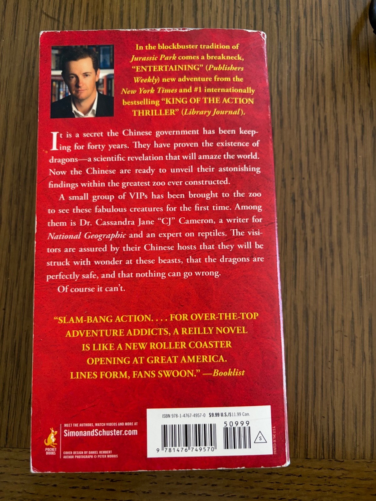 Matthew Reilly Lot- Contest, Temple & The Great Zoo of China- paperback
