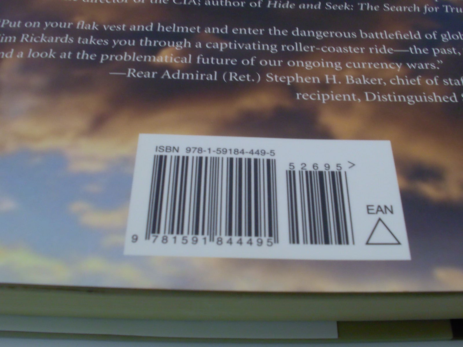 Currency Wars James Rickards 2011 Hardcover Global Economic Crisis Finance