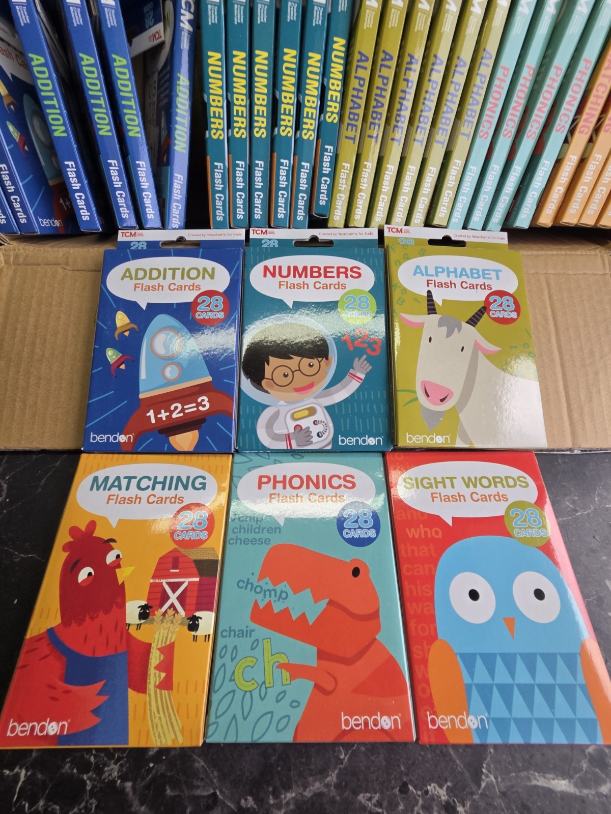58 Packs Flash Learning Cards TCM Teacher Created Materials Ages 4+ (Read Descr