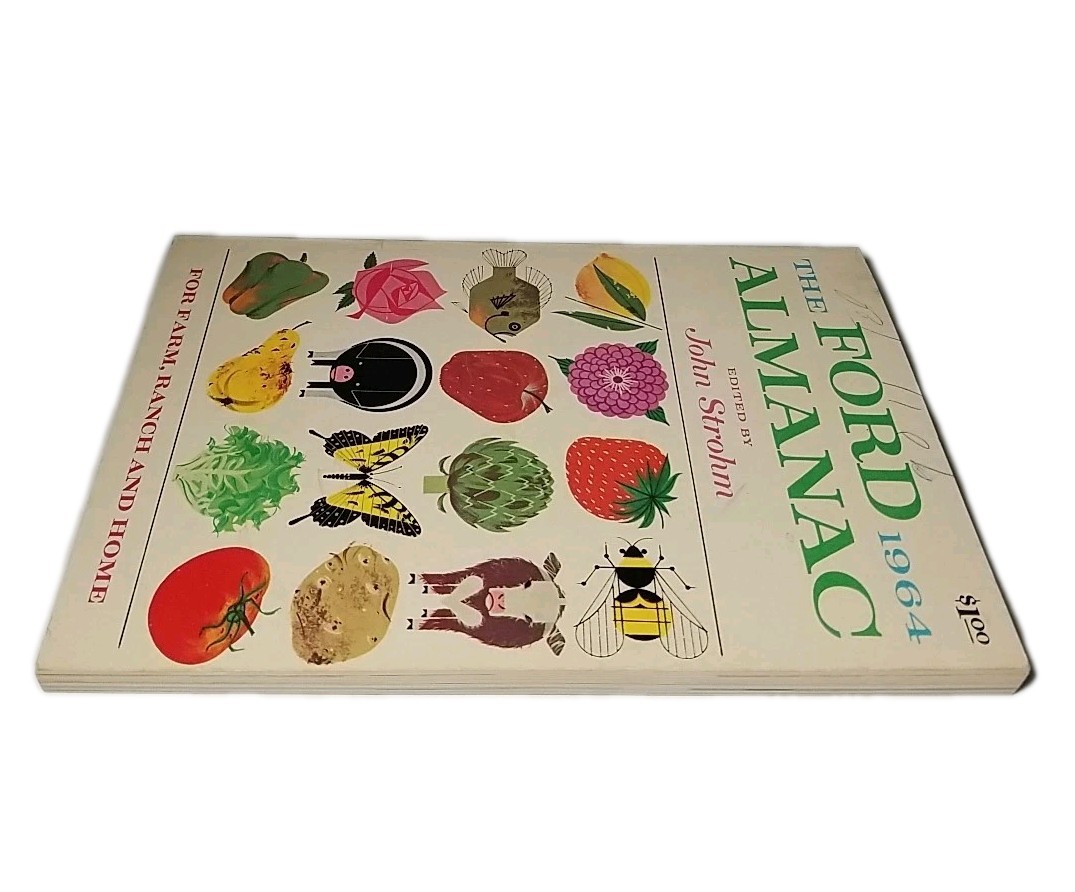Vintage 1964 THE FORD ALMANAC For Farm Ranch And Home Golden Press