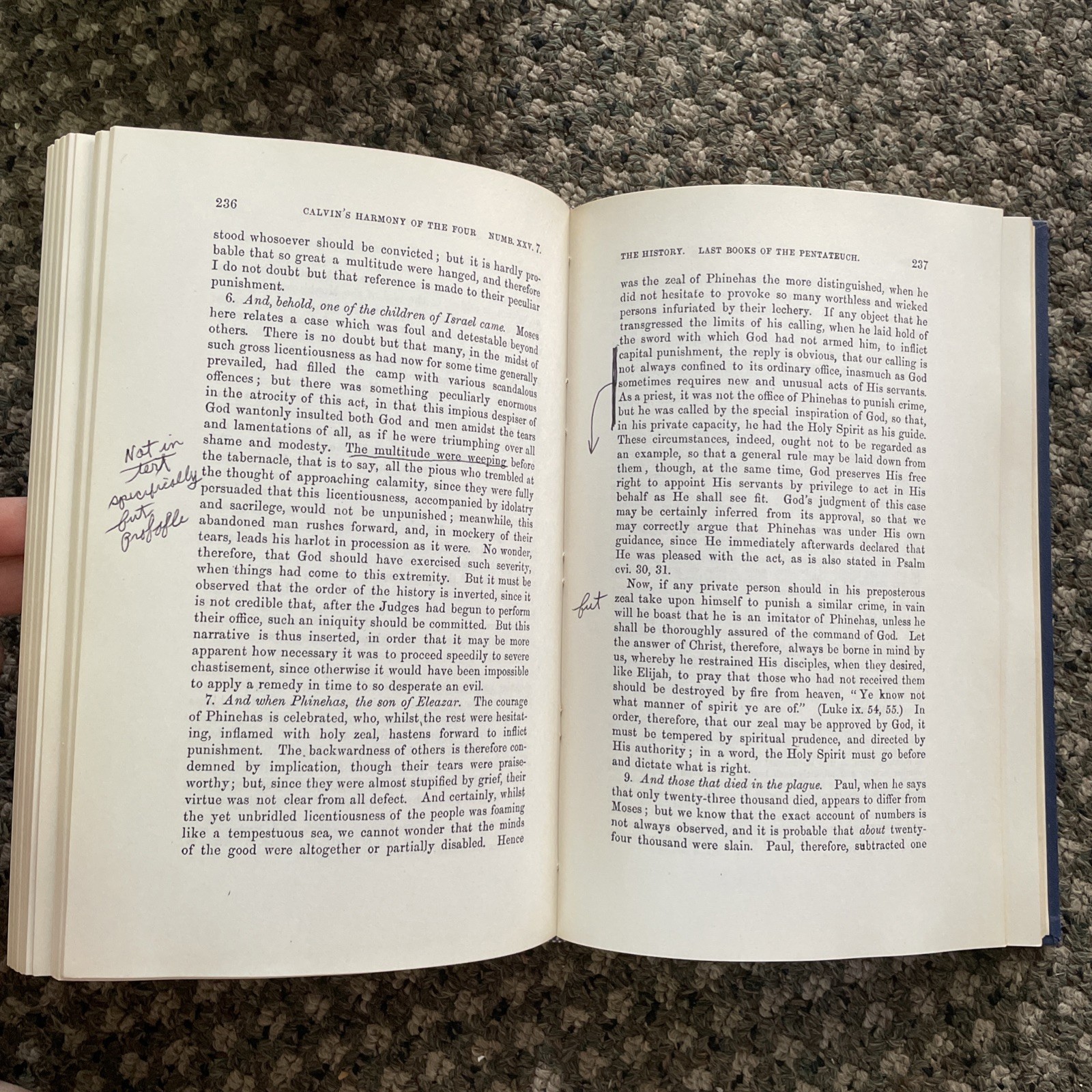 Calvin’s Commentary on Last 4 Books of Moses 4 Volume Set Eerdmans 1948 HB