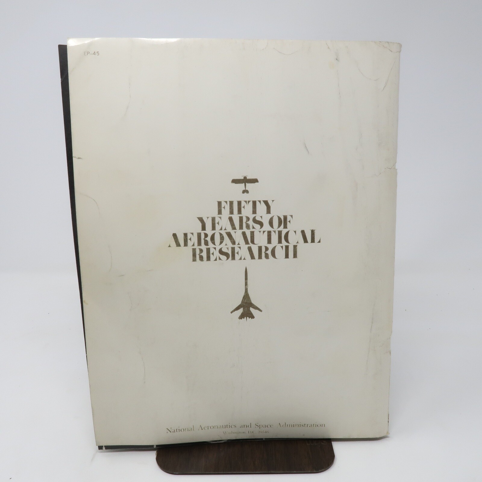 FIFTY YERAS OF AERONAUTICAL RESEARCH (1968) NASA Booklet EP-45 71 Pages Vintage