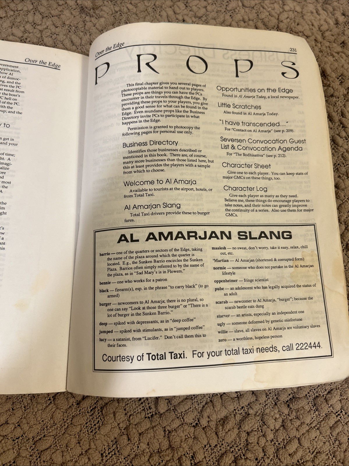 Atlas Games AG 2000 Jonathan TweetOver the Edge: Psychosurreal Roleplaying