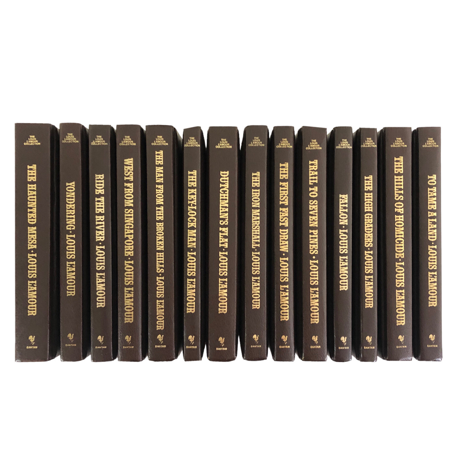 THE LOUIS L’AMOUR COLLECTION Western Fiction Hardcover Leatherette Bantam Books