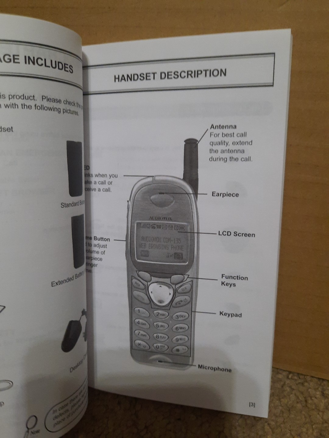 Audiovox Cellphone Phone CDM-135 & CDM-135XL Owner Operating Manual 115 Pages