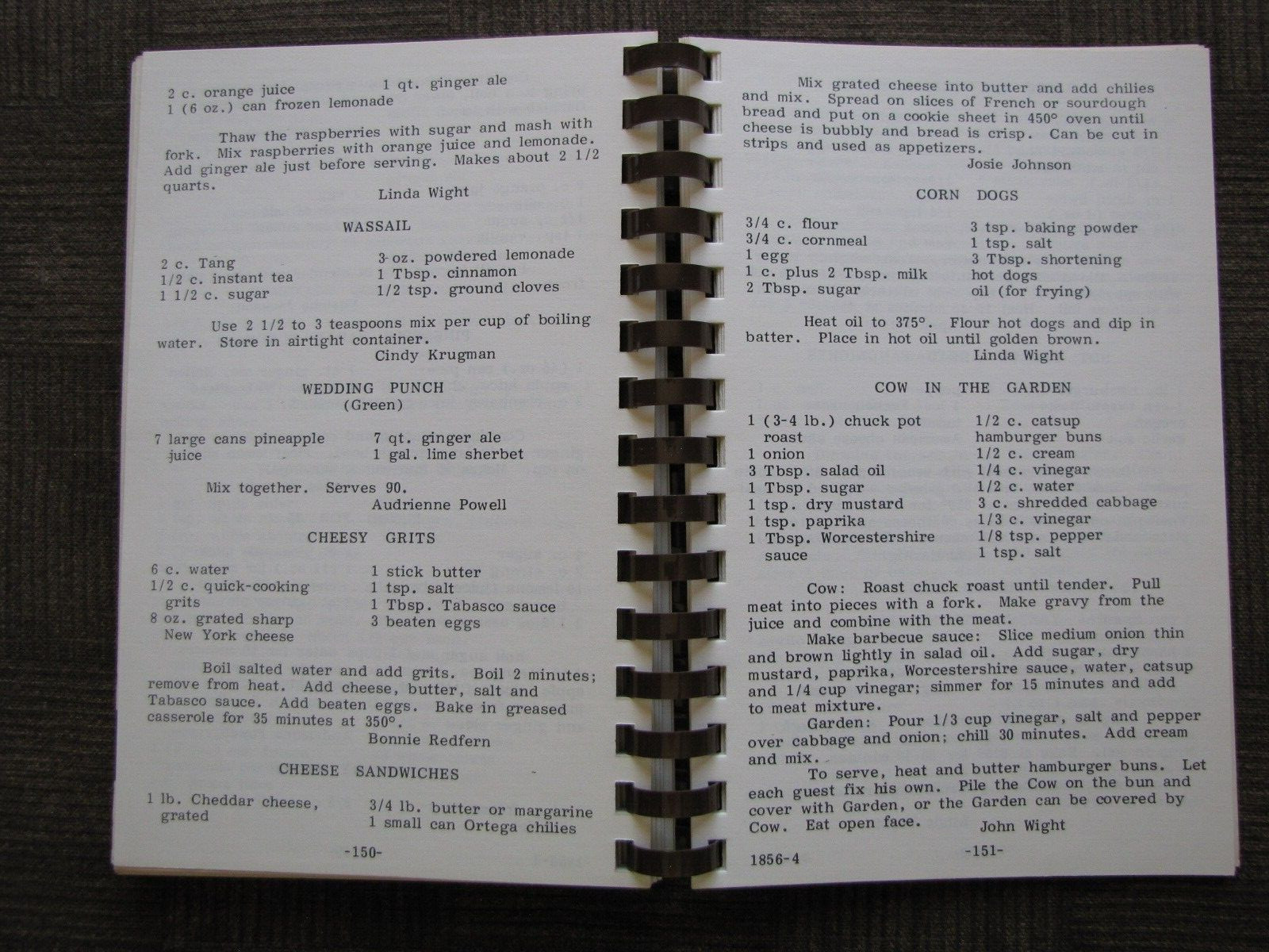 First Baptist Church Cherished Recipes KINGSBURG CA – Fundraising Cookbook 1984