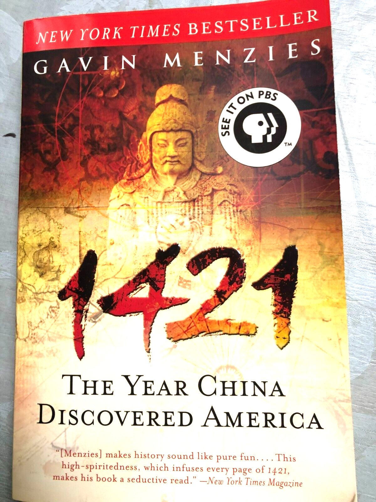 RARE! 1421 : The Year China Discovered America by Gavin Menzies GREAT SOFTCOVER