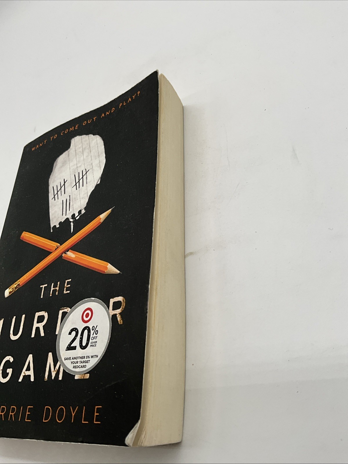 The Murder Game By Carrie Doyle, Murder Mystery Novel, Paperback, AI