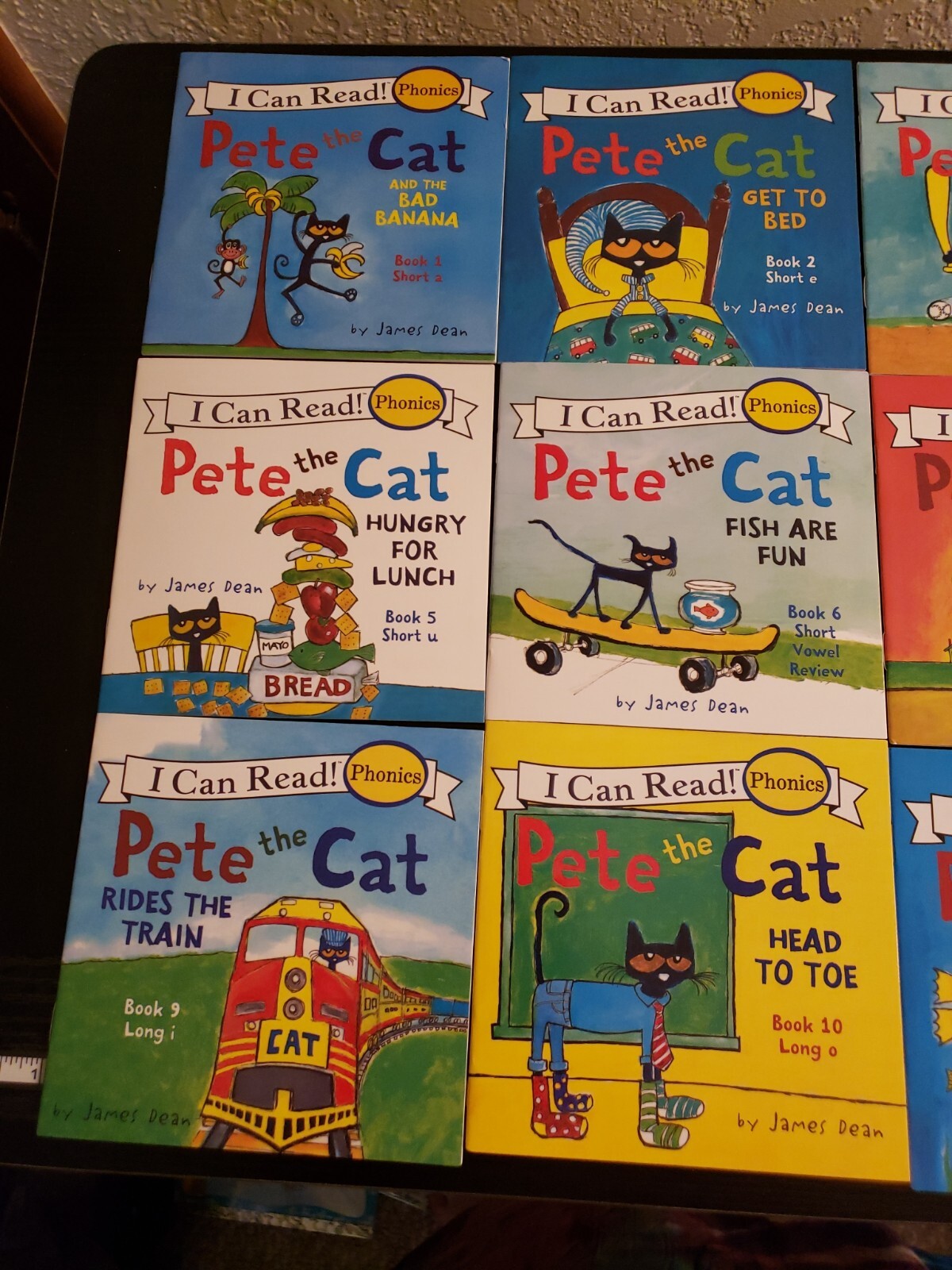 New! My First I Can Read: Phonics~Pete the Cat 12 Pc. Pocket Book set soft cover