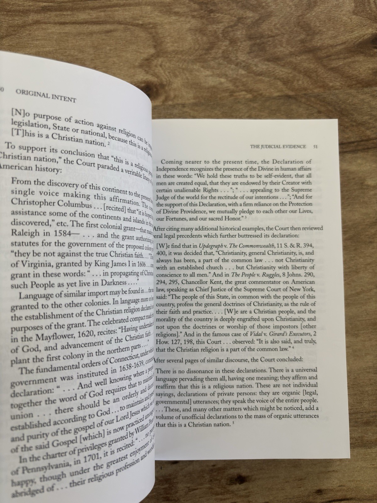 Original Intent: The Courts, the Constitution and Religion by David Barton