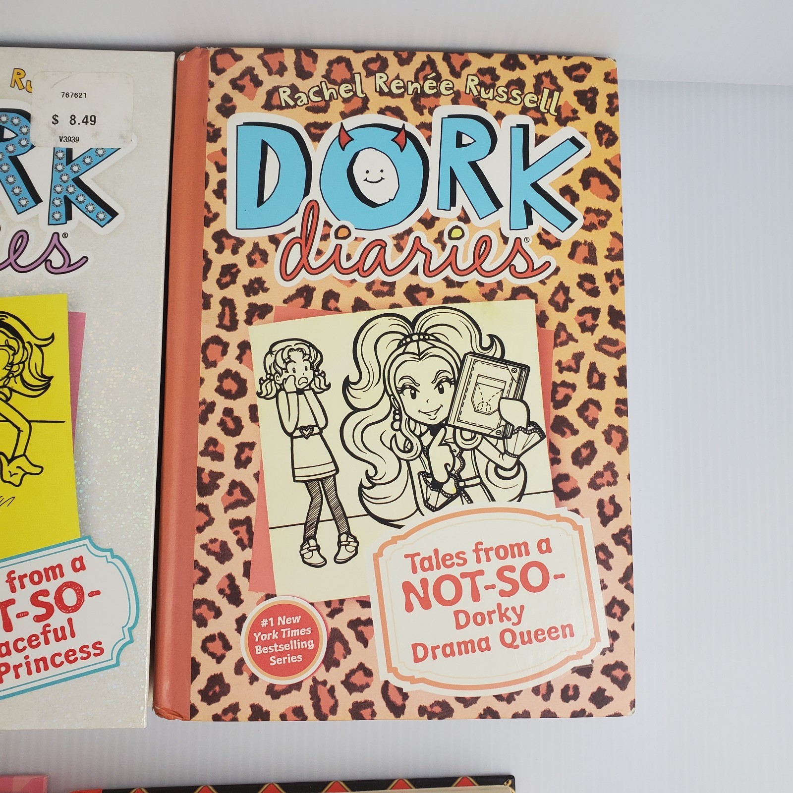 Lot of 7 Dork Diaries by Rachel Renee Russell Hardcover 1 2 4 9 10 13 15