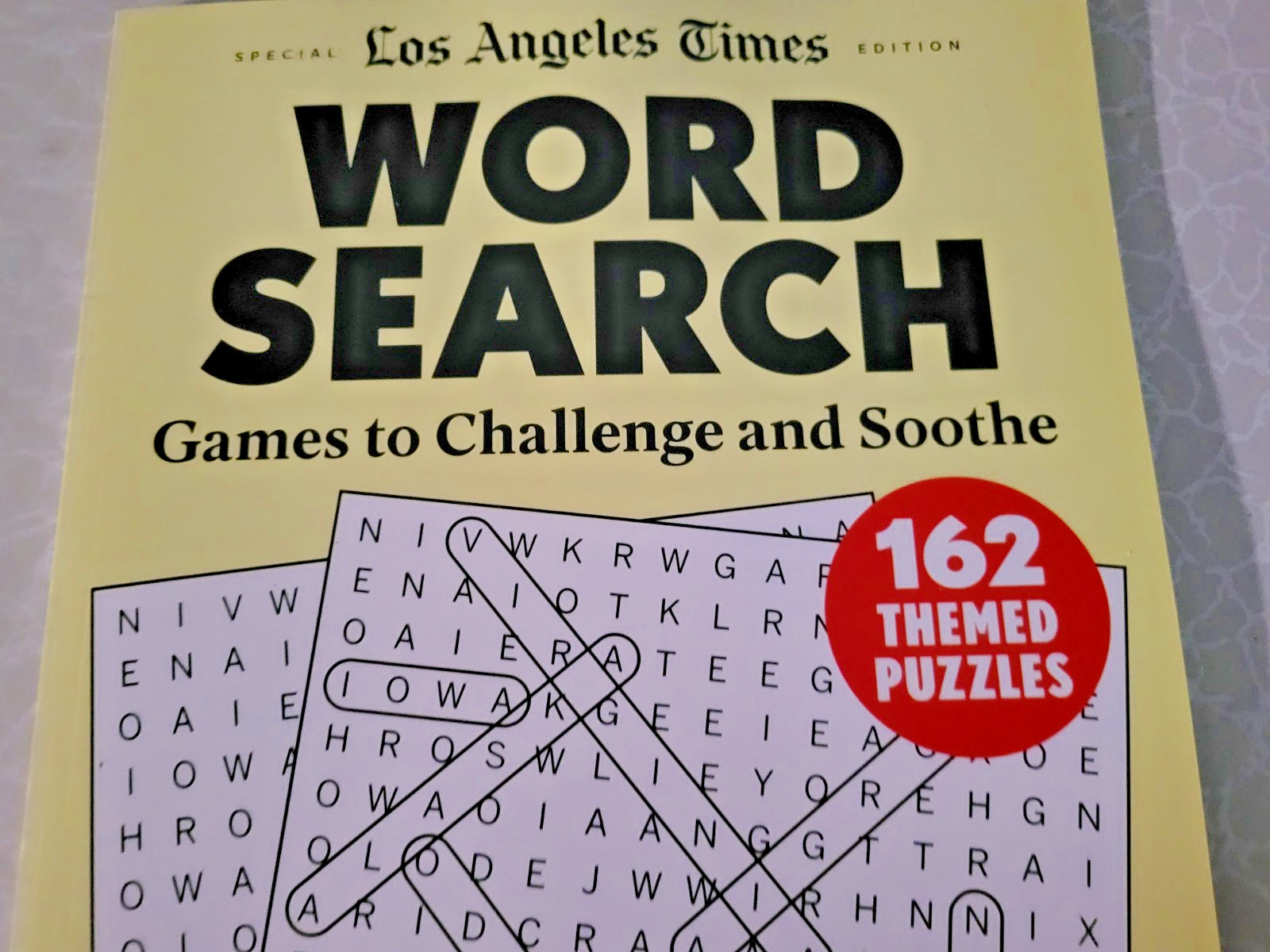 LA Times Word Search – Special Edition – 162 Themed Puzzles – Challenge & Soothe