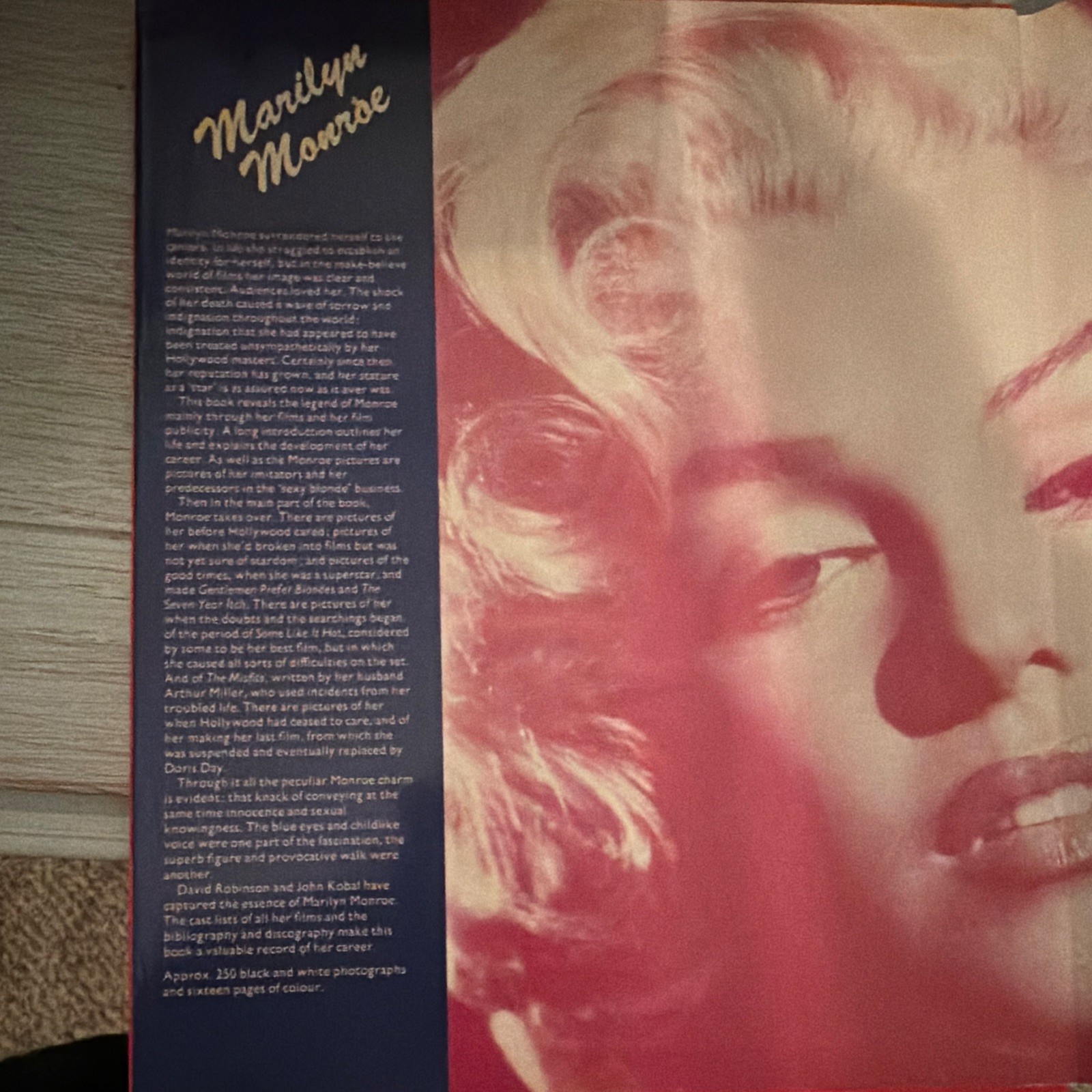 A Life on Film: Marilyn Monroe HC Illustrated Dust Jacket Inscribed Hamlyn 1974