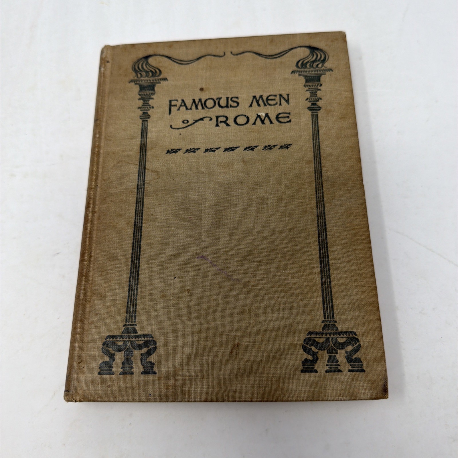 Famous Men Of Rome By John H Haaren 1904 World History HC American Book Co.