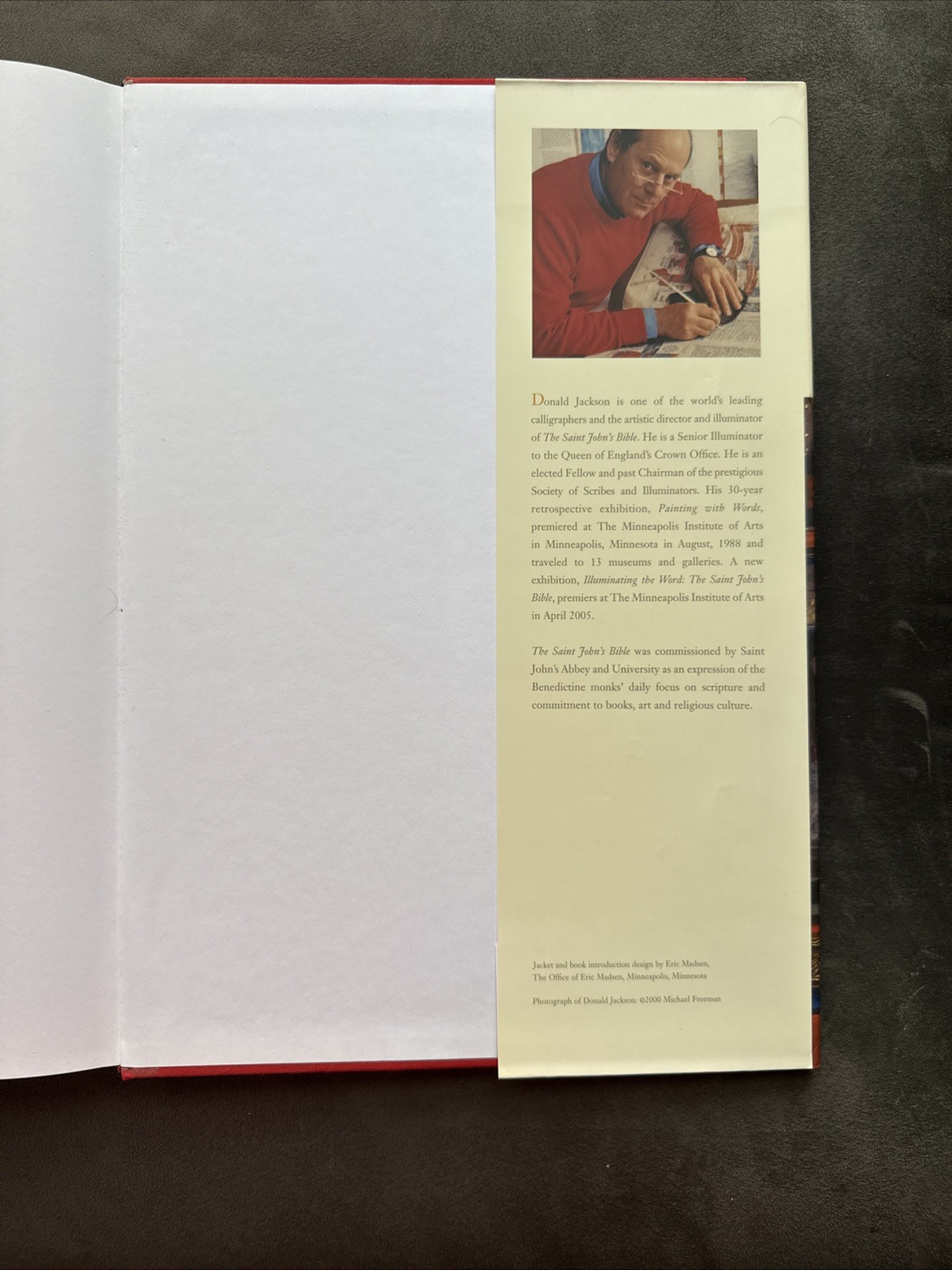 The Saint John’s Bible Gospels and Acts by Donald Jackson Hardcover 2005