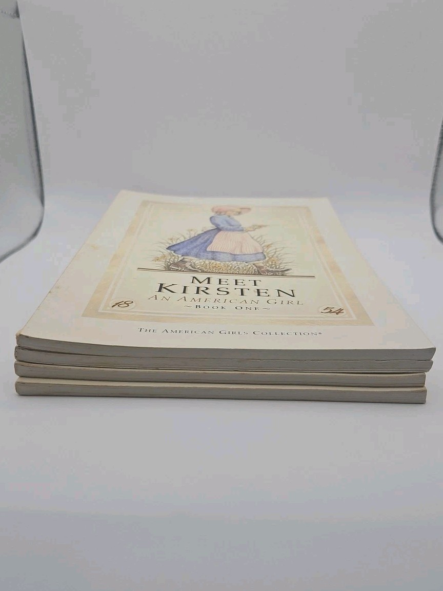 Vtg Kirsten An American Girl Books Lot Of 4~ #’s 1,2,5,6 ~ 8.5 x 6 x 0.2