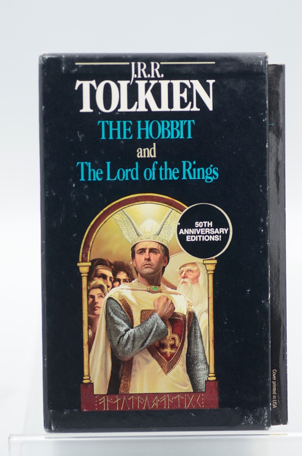 JRR Tolkien The Lord of the Rings Trilogy + Hobbit 50th Anniversary Box Set