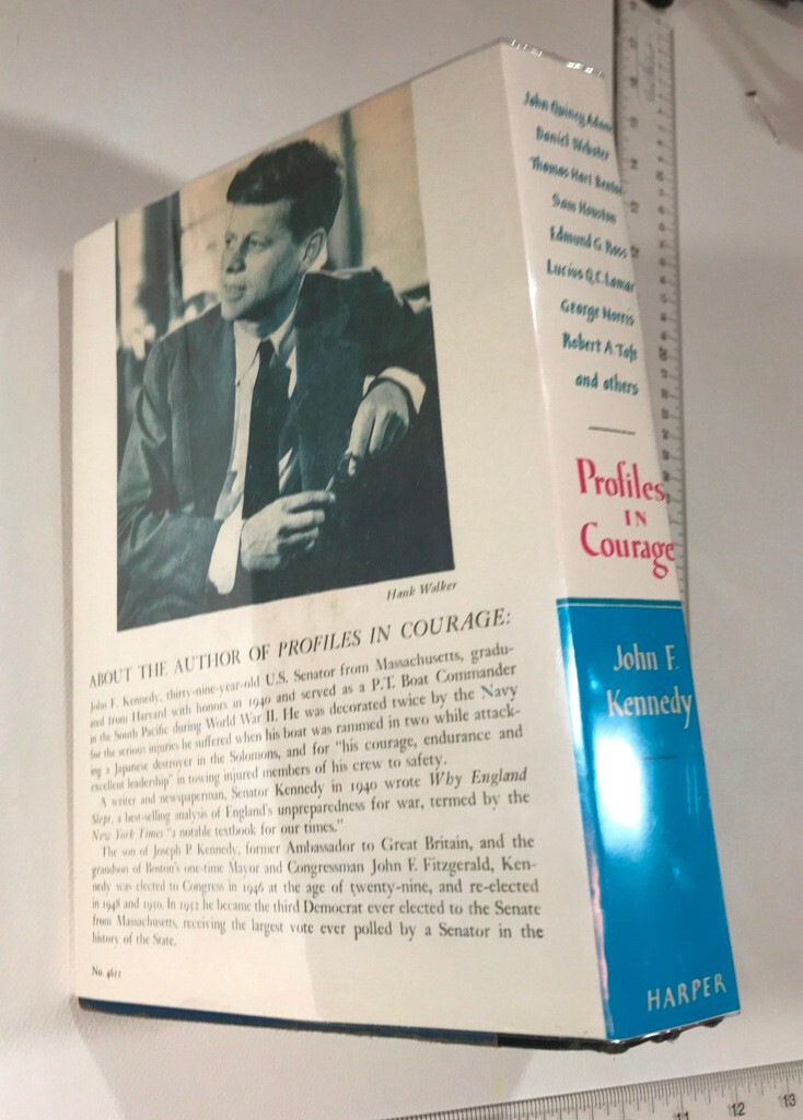 John F Kennedy 1955 1956 Profiles in Courage * Nice First Edition HbDj (later)