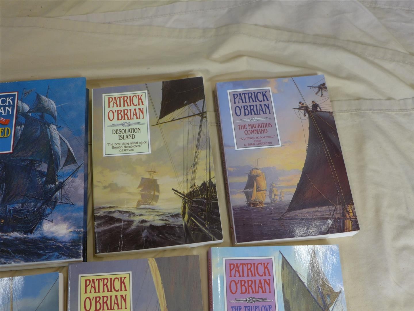 Lot of 14 PATRICK O’BRIAN BOOKS Aubrey-Maturin Series,Golden Ocean,Unknown Shore