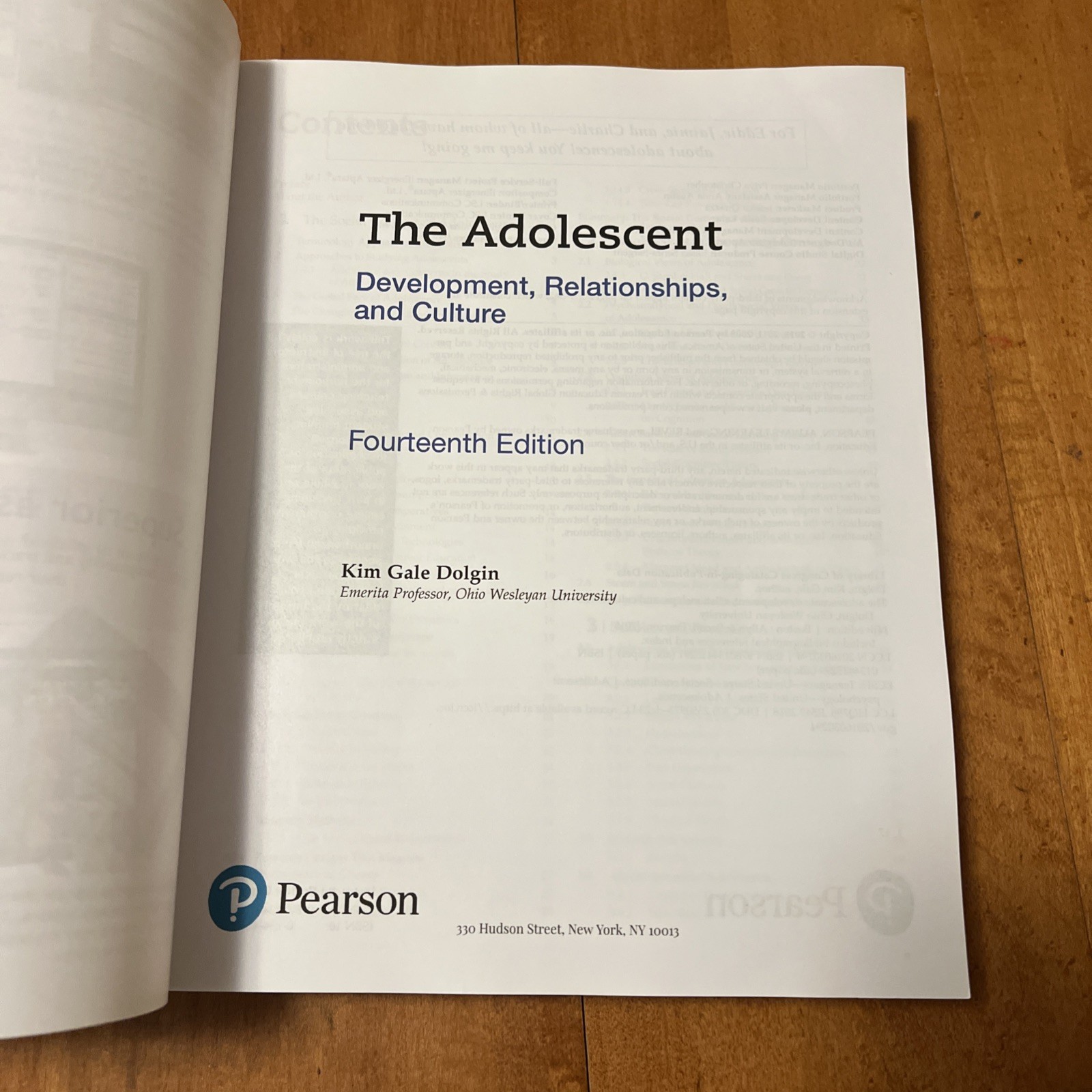 The Adolescent: Develop,by Dolgin Kim G. (Instructore’s Review Copy) Paperback
