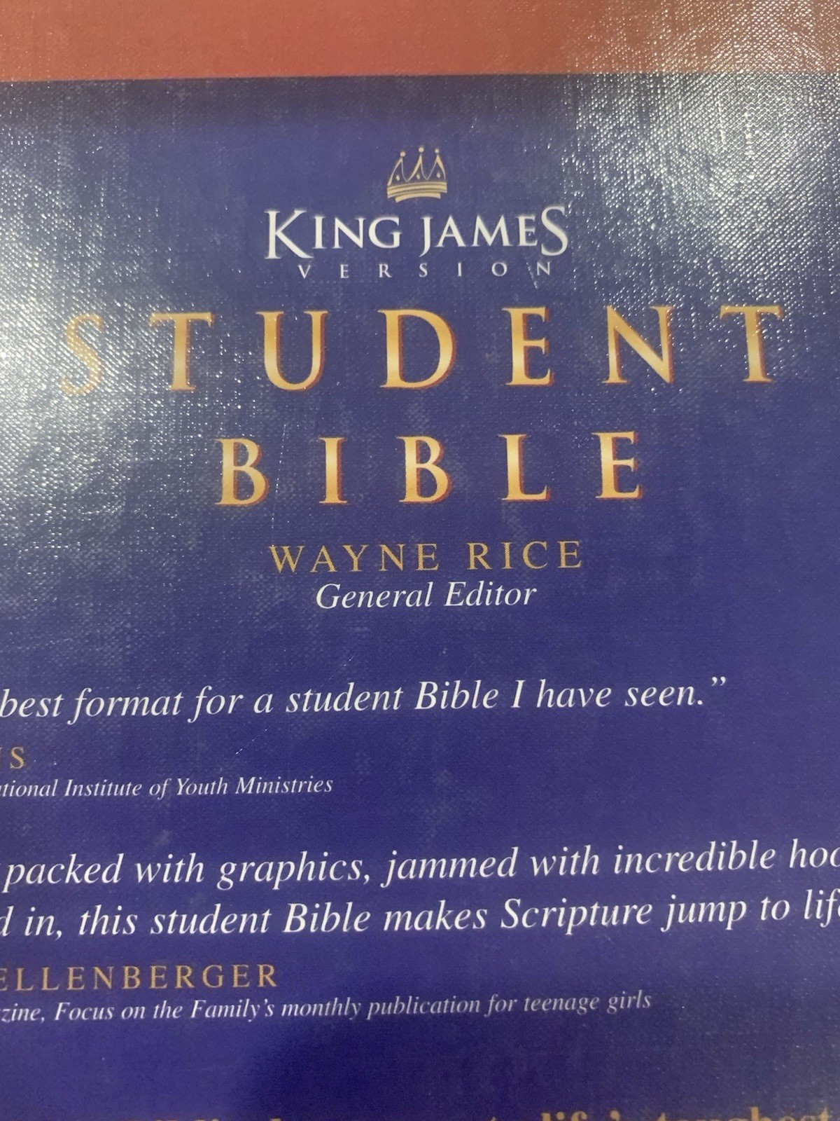 Student Bible by Wayne Rice (2005, Hardcover)
