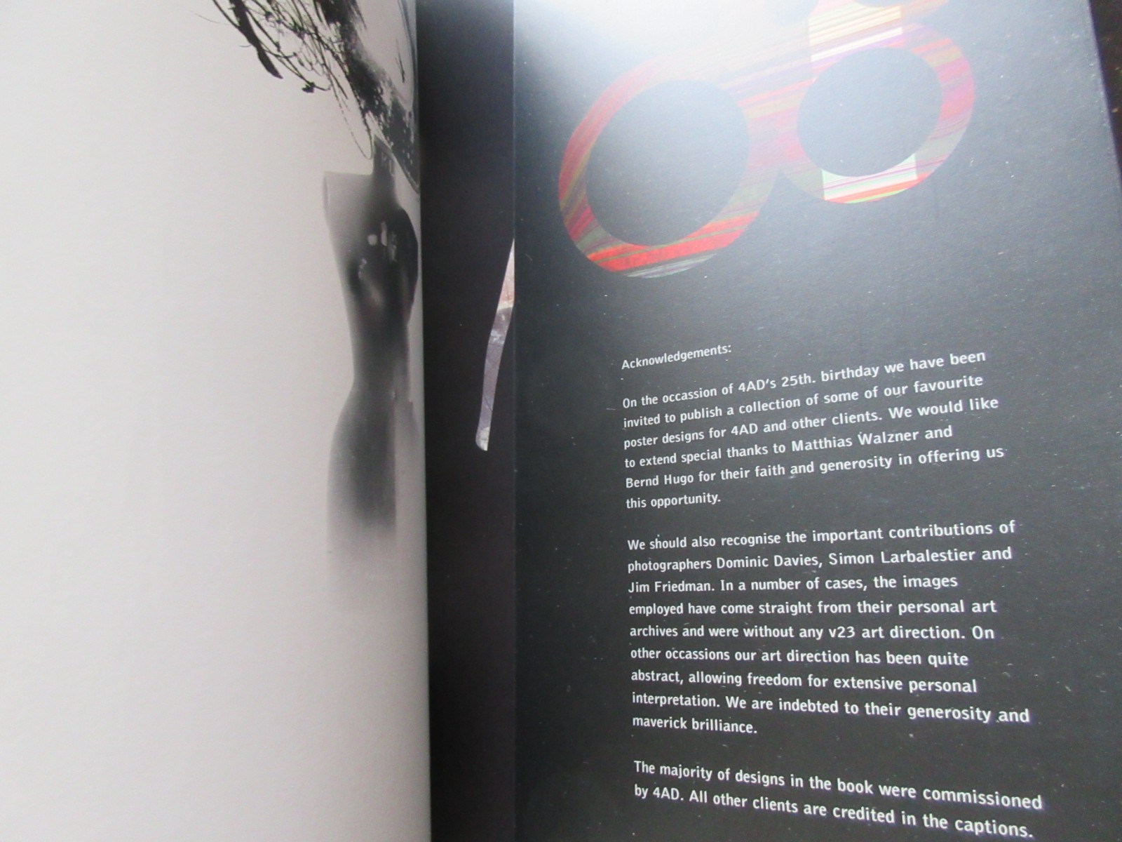 Vaughan Oliver and v23 Poster Designs UK Book 4AD Envelope Lush Pixies Red House