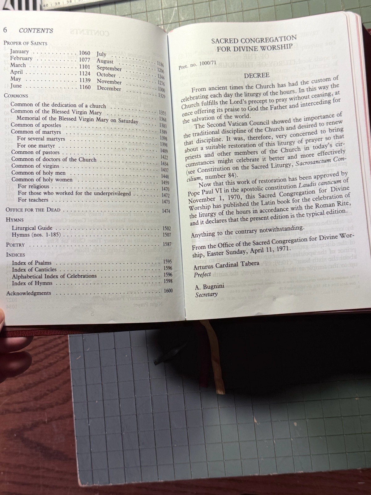 Christian Prayer LARGE Type Catholic Book Publishing Company 407/10 Printed 1985