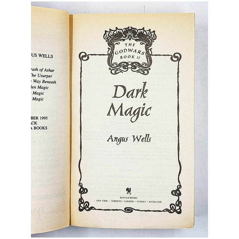 Godwars Ser: Dark Magic by Angus Wells (1992, Paperback)
