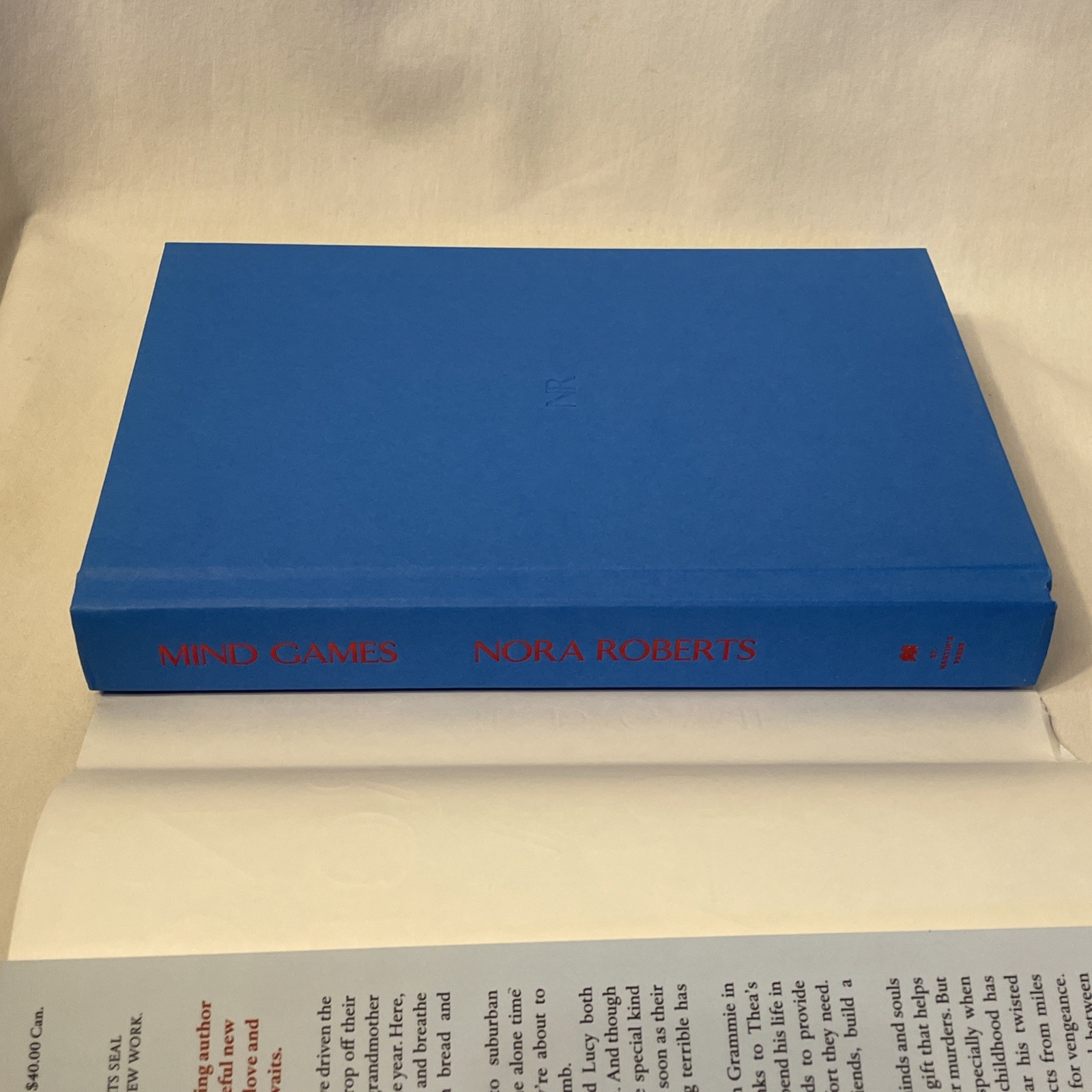 Mind Games by Nora Roberts (2024, Hardcover) A Romantic Suspense Novel 1st ed.