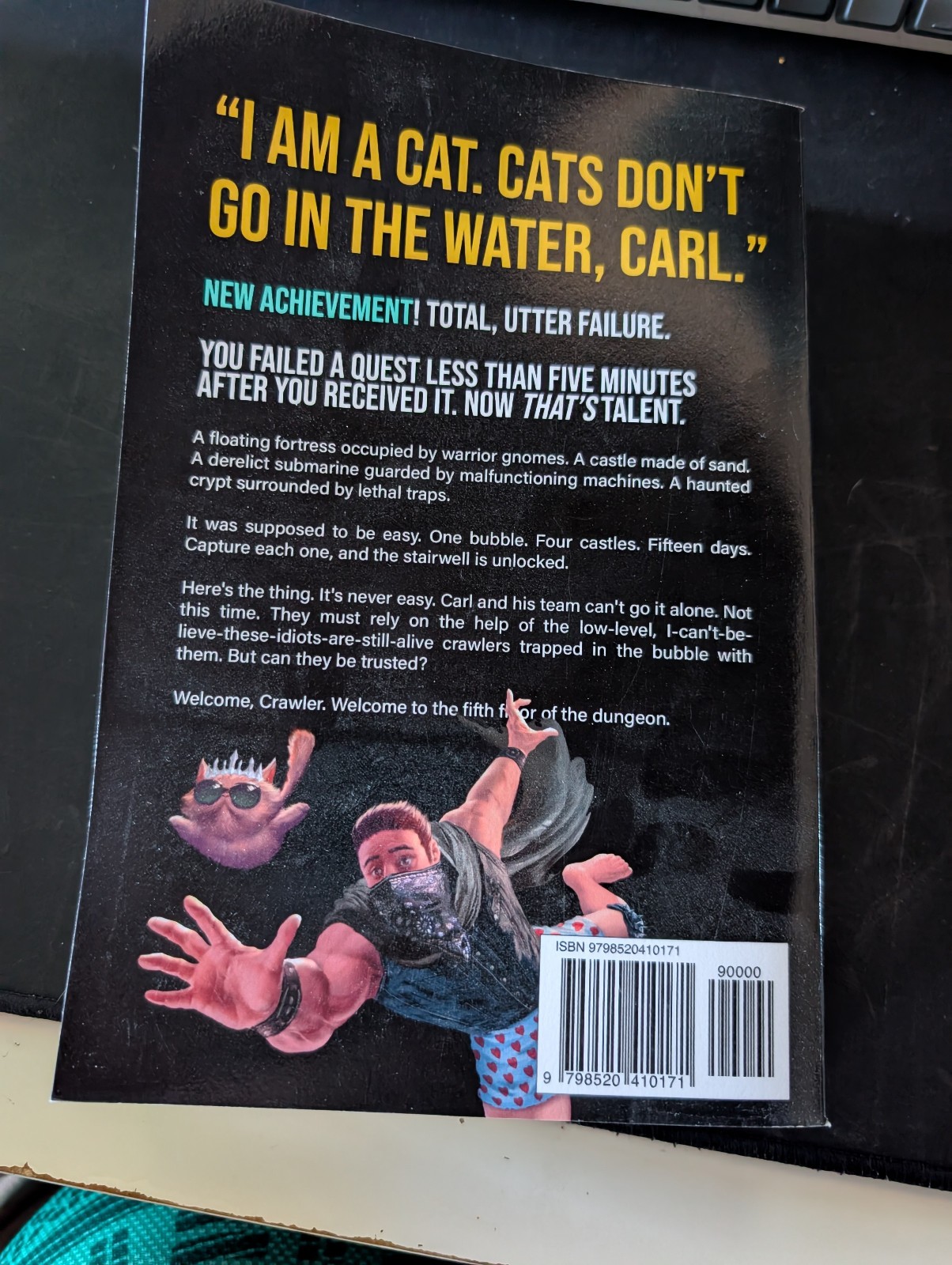 Dungeon Crawler Carl The Gate of the Feral Gods Dinniman Paperback 1st RARE