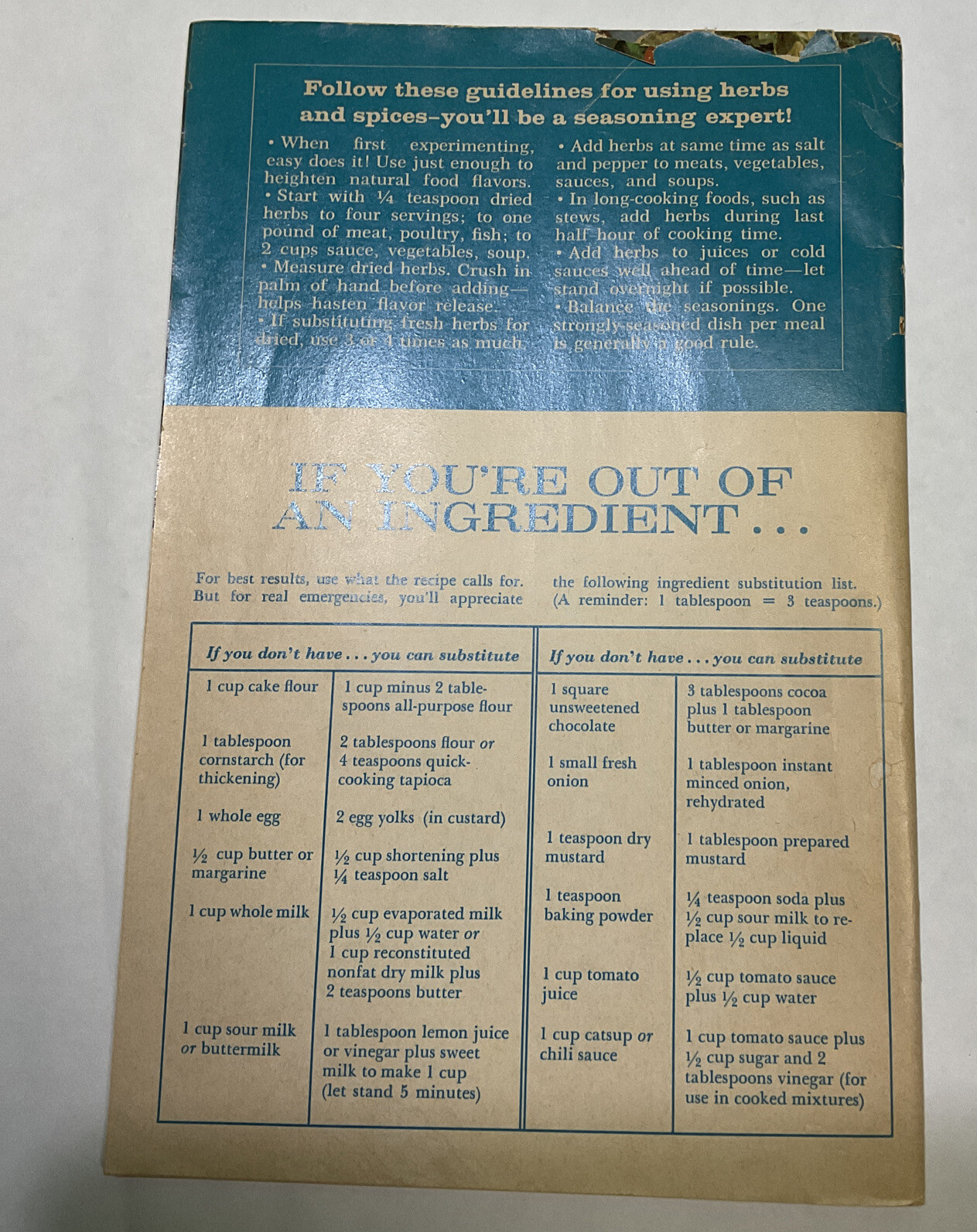 VTG Cookbook Shortcut Cooking (Meredith Corp 1969) Paperback