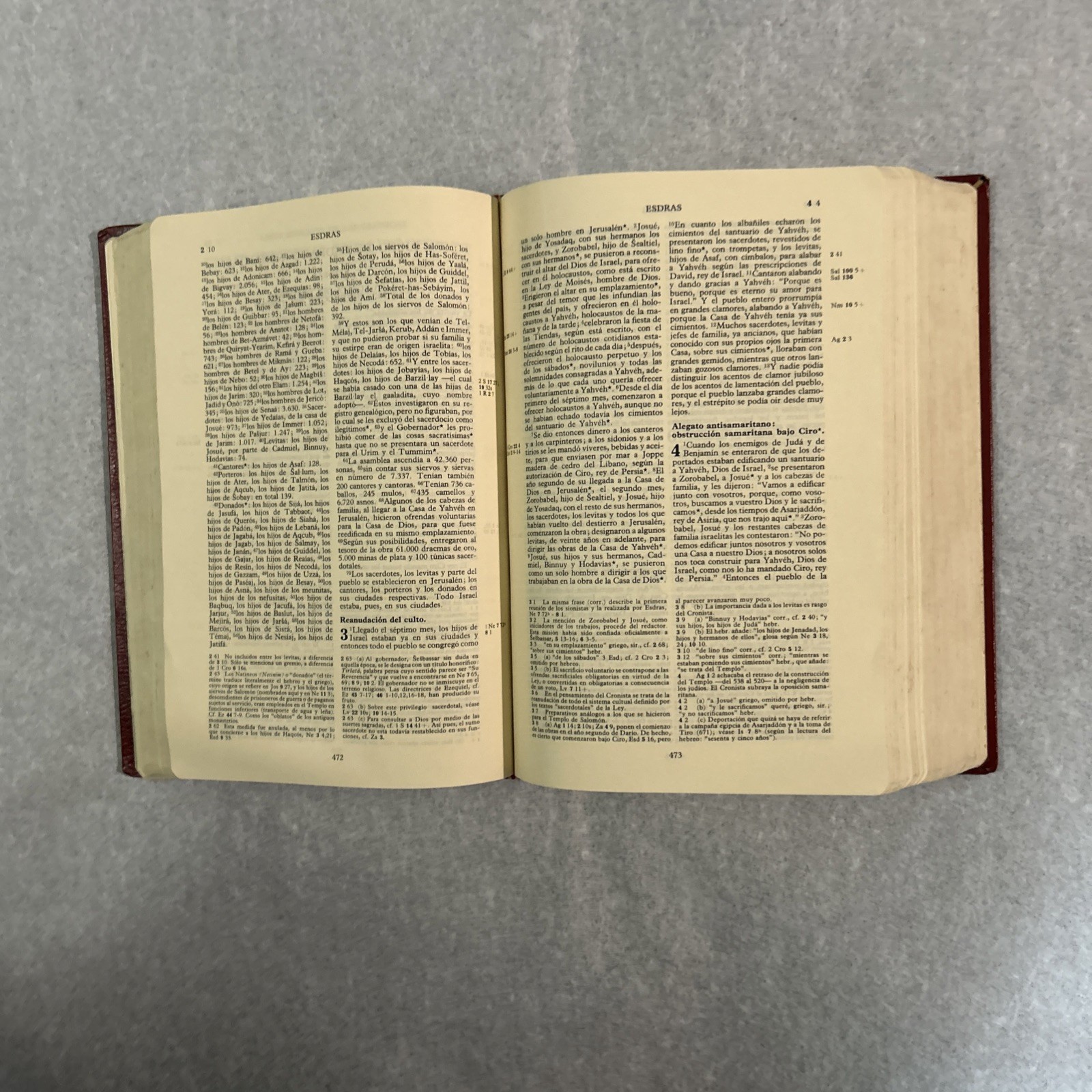 Biblia De Jerusalem Spanish 1969 Hard Cover Made In Spain
