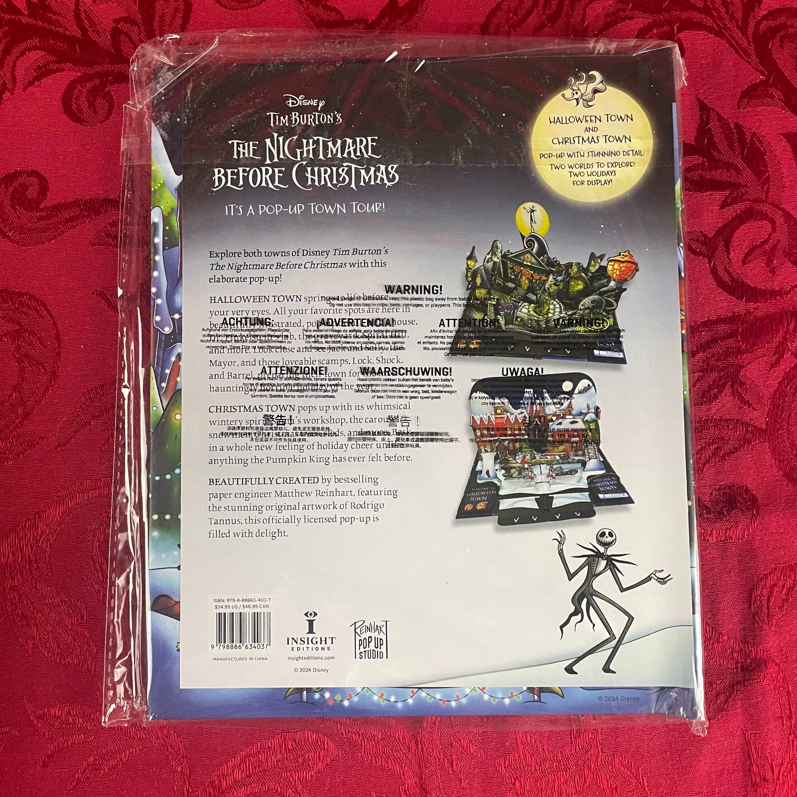 Pop-Up: Tim Burton’s NIGHTMARE BEFORE CHRISTMAS (Hardcover) Matthew Reinhart