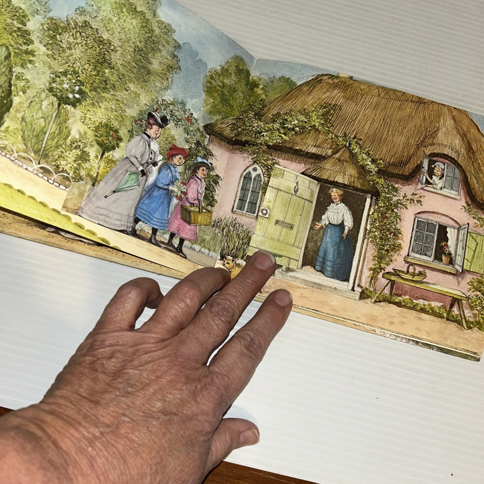 Lavinia’s Cottage 1982 HC Popup Book by John S Goodall 1 PAGE AS IS HB