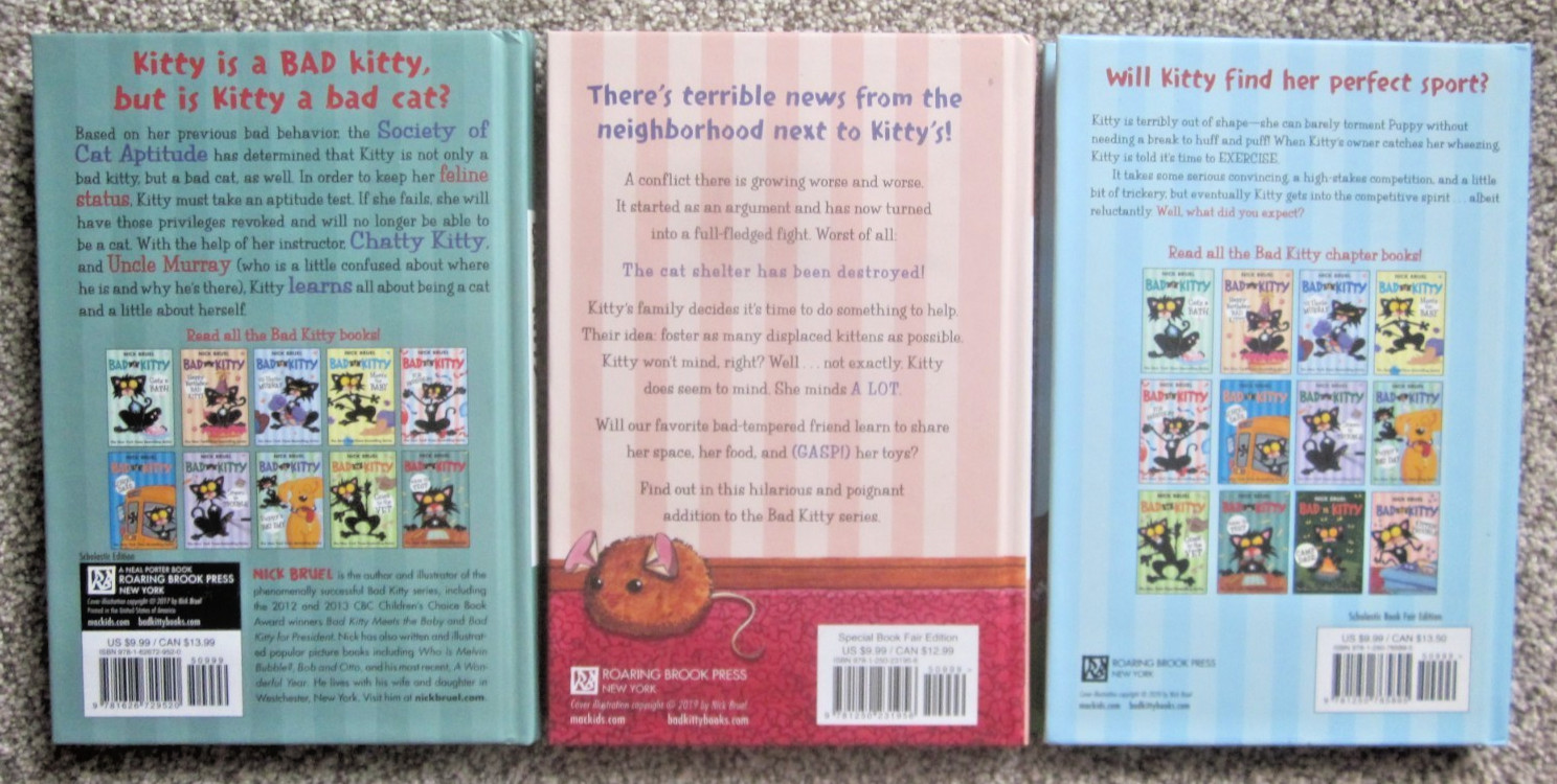 BAD KITTY by NICK BRUEL BOOK LOT / 3HC + 4SC / 2008-2019