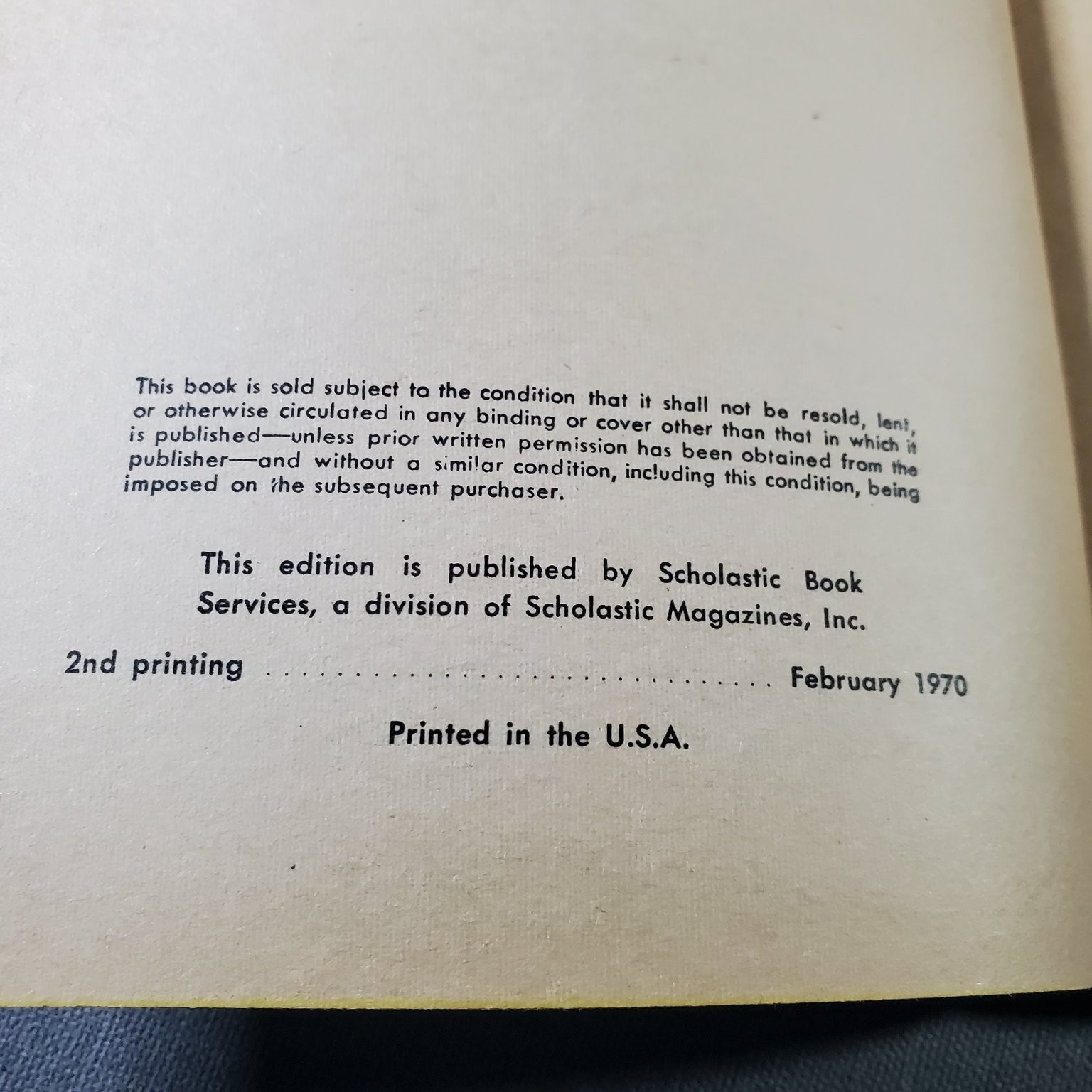The Marvelous Land of OZ L. Frank Baum 1970 2nd Printing Illustrated Scholastic