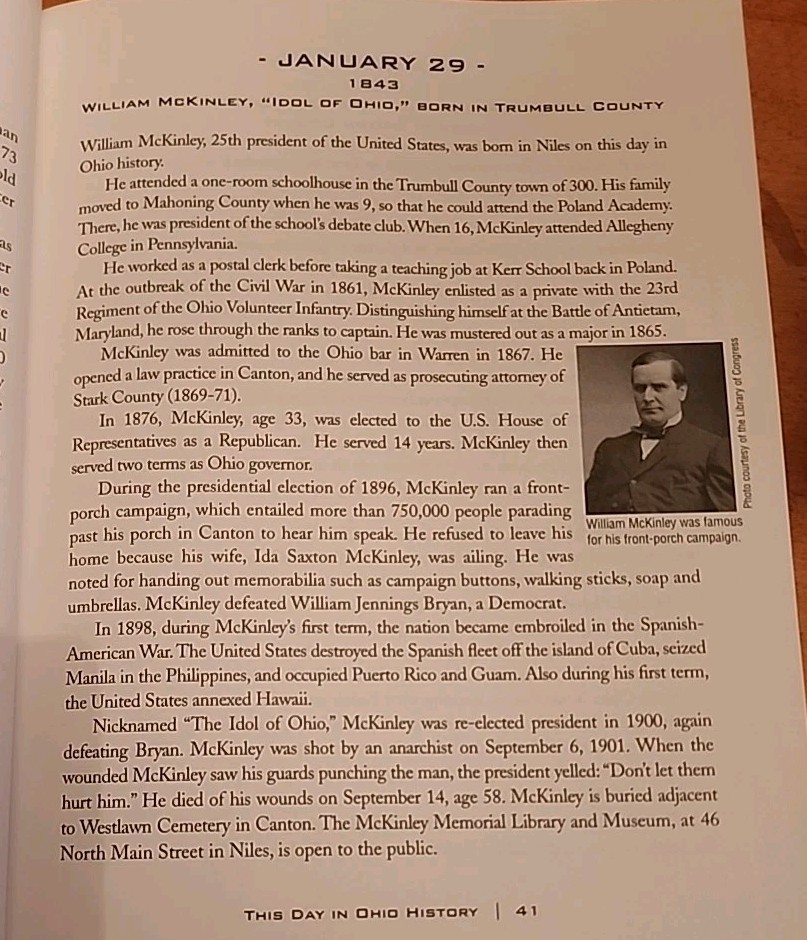 This Day in Ohio History by Rebecca Goodman and B Brunsman (2005, Tr Pb)