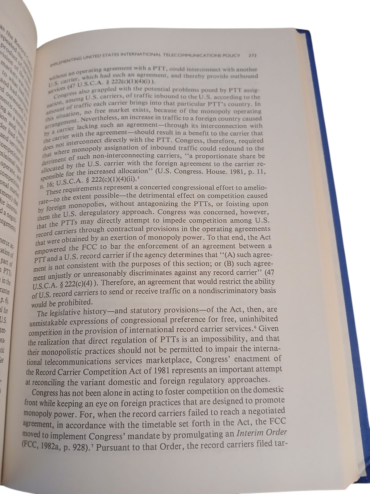 Proceedings From The Tenth Annual Telecommunications Policy Research Conference