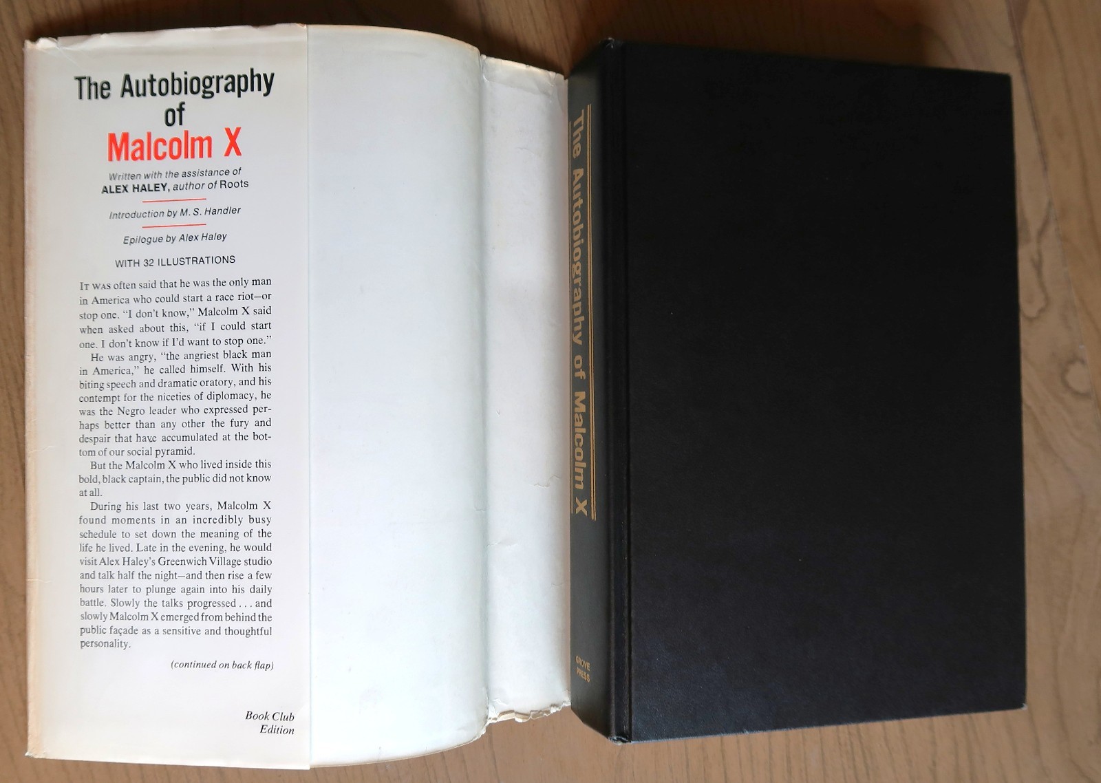 The Autobiography of Malcolm X (As told to Alex Haley) HC/DJ 1965 BCE