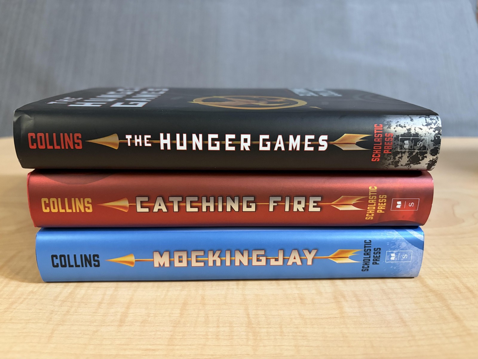 Hunger Games Trilogy Boxed Set 3 Books Suzanne Collins Scholastic Hardcover